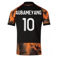 Dres Olympique de Marseille Aubameyang #10 Rezervni 2023-24 Kratak Rukav